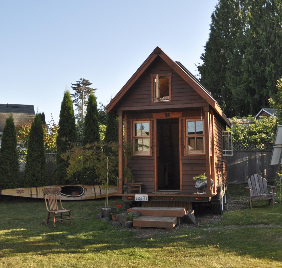 A "tiny house" in Portland