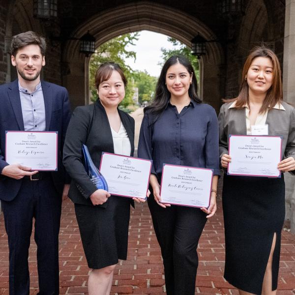 Graduate students recognized for research excellence