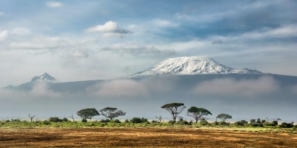 View of Kilimanjaro from Amboseli National Park, Kenya. Photo by Sergey Pesterev on Unsplash.