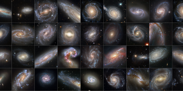 A dazzling Hubble collection of supernova host galaxies. Credit: NASA, ESA, Adam G. Riess (STScI, JHU)